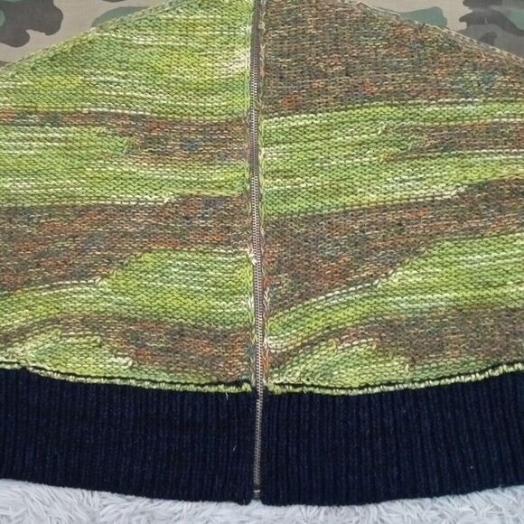 Free People Green and Orange Camouflage Cardigan - Picture 8 of 10